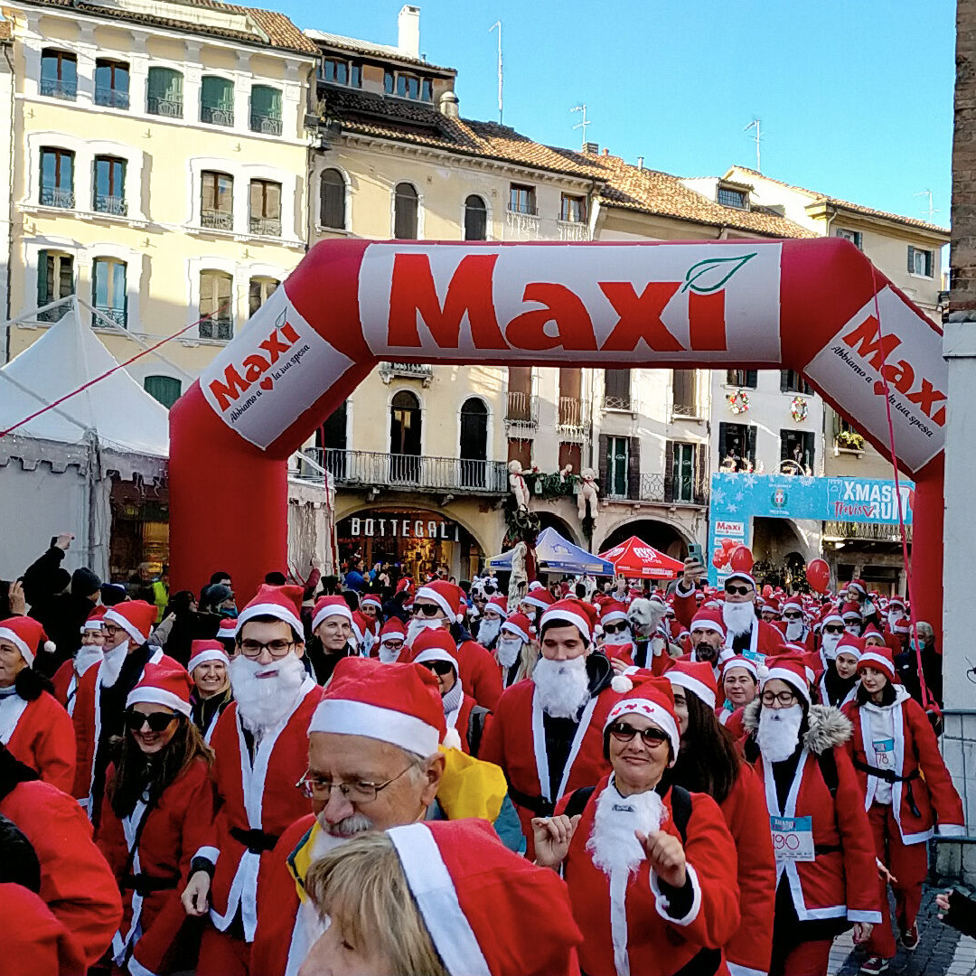 Maxì sponsor della Treviso Xmas Run 2023