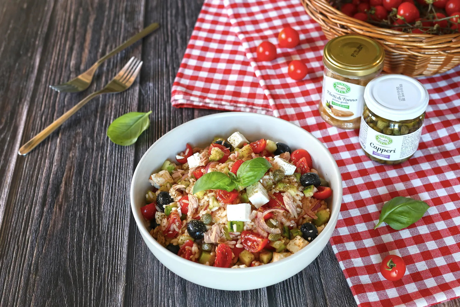 Insalata di riso alla greca